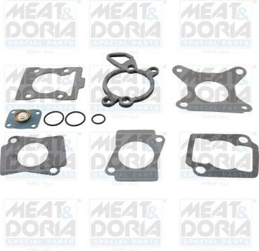 MEAT & DORIA 750-10001 Reparatursatz, Einspritzdüse OE 7076358 kompatibel mit Twingo, Lanc Y, Dedra, Punto, Panda, Cinquecento