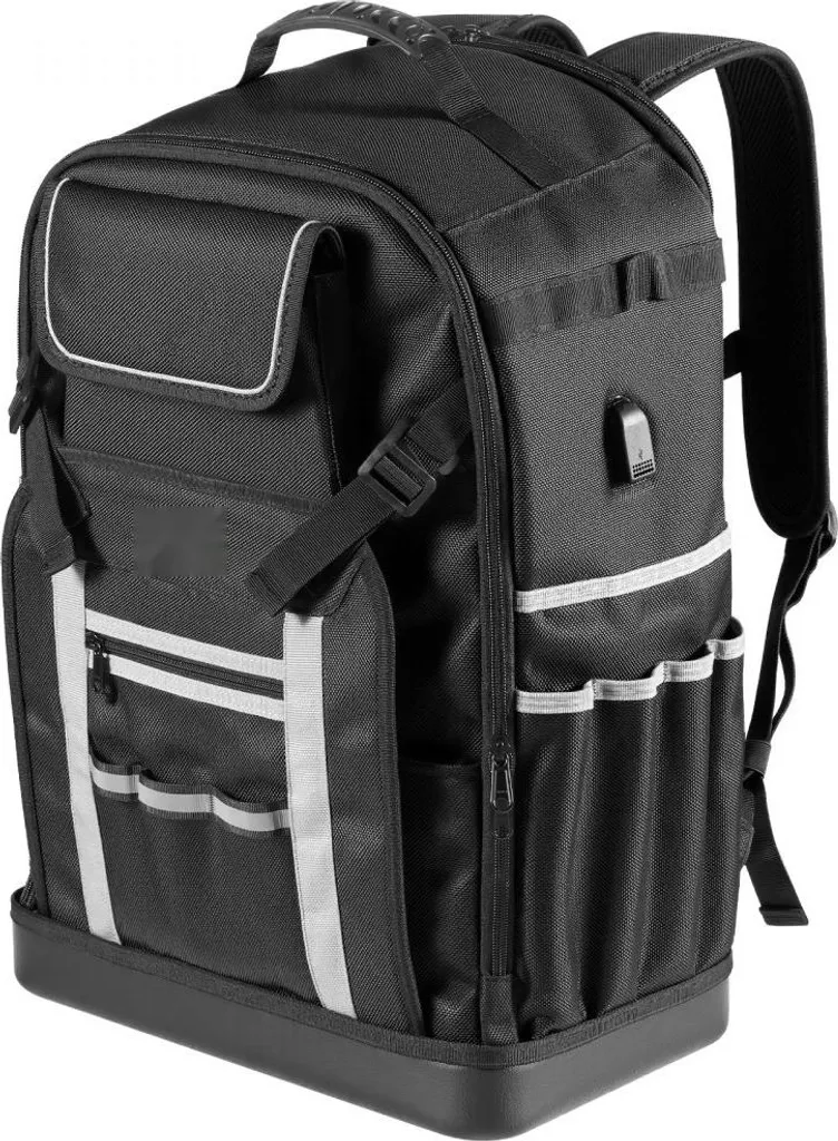 Sacoche à outils Backpack grand volume imperméable avec base rigide - 11