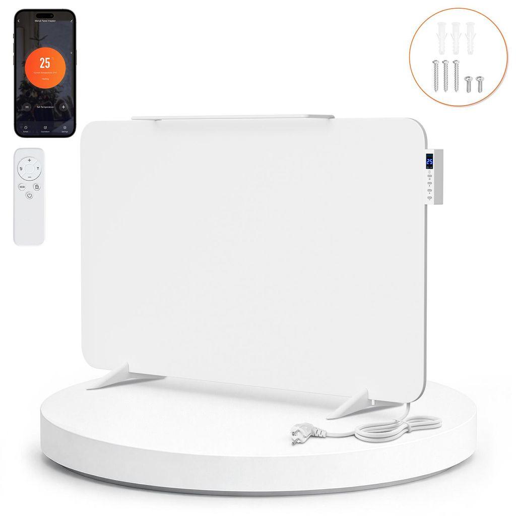 Panneau de chauffage infrarouge ISOISL de 800W, connecté en Image du produit 