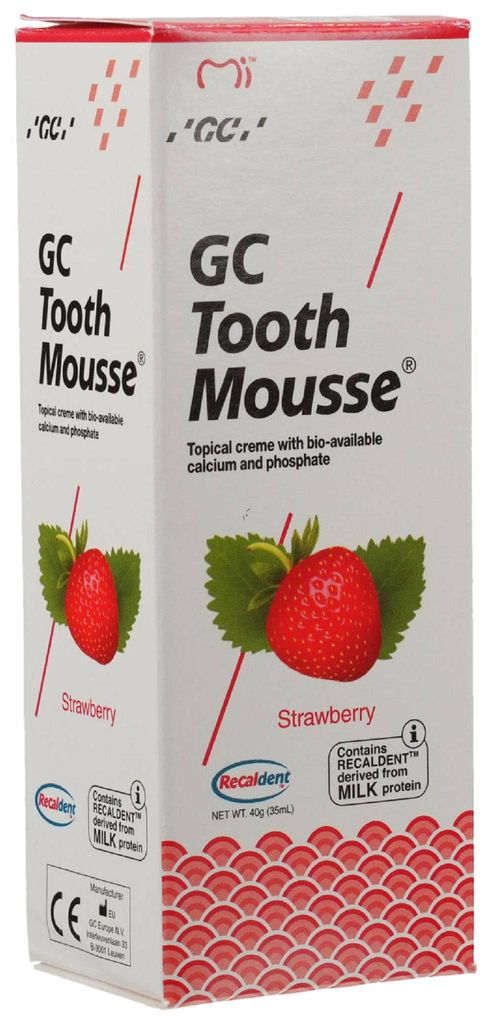 GC Tooth Mousse dentifrice tube 35ml fraise (SUB) Image du produit 