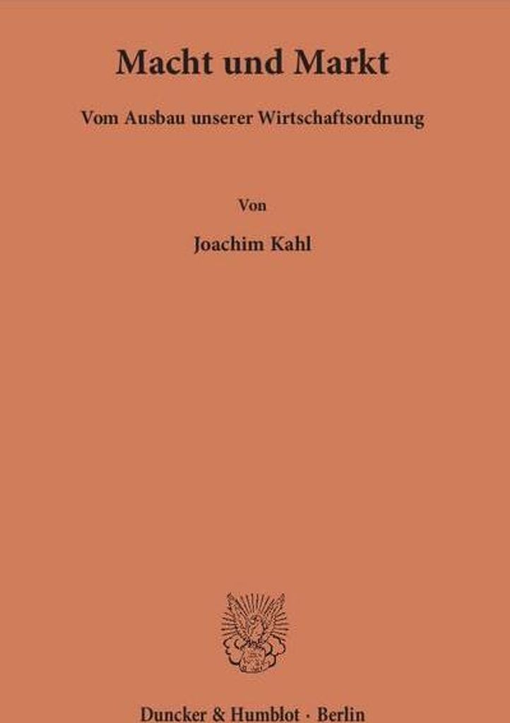 Macht und Markt.