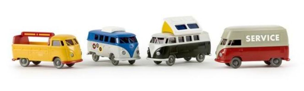 Brekina Set Die Halbstarken mit vier 4 VW-Bulli-Modelle