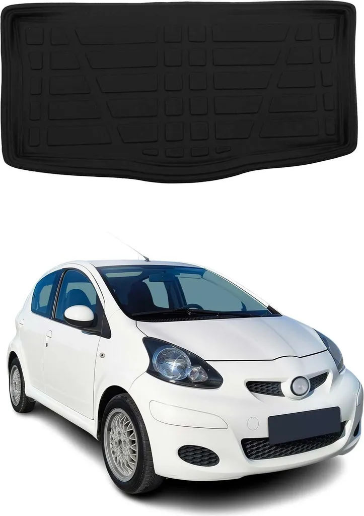 Vaschetta portabagagli per Toyota Aygo 2005-2014 hatchback in gomma TPE