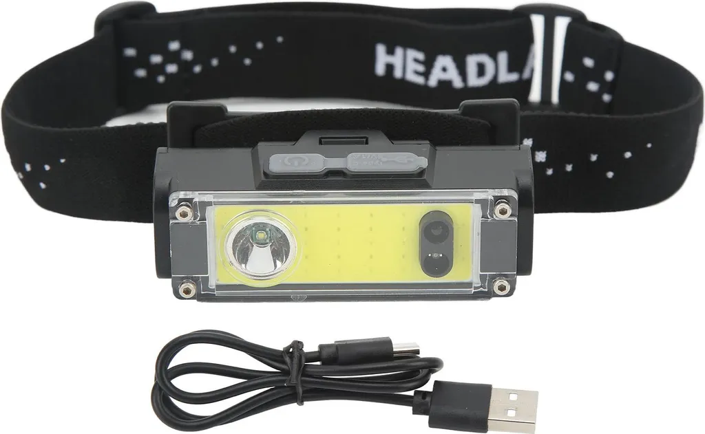 Faro Headlamp COB XPE Smart Induction USB-C Fast Charge Waterproof