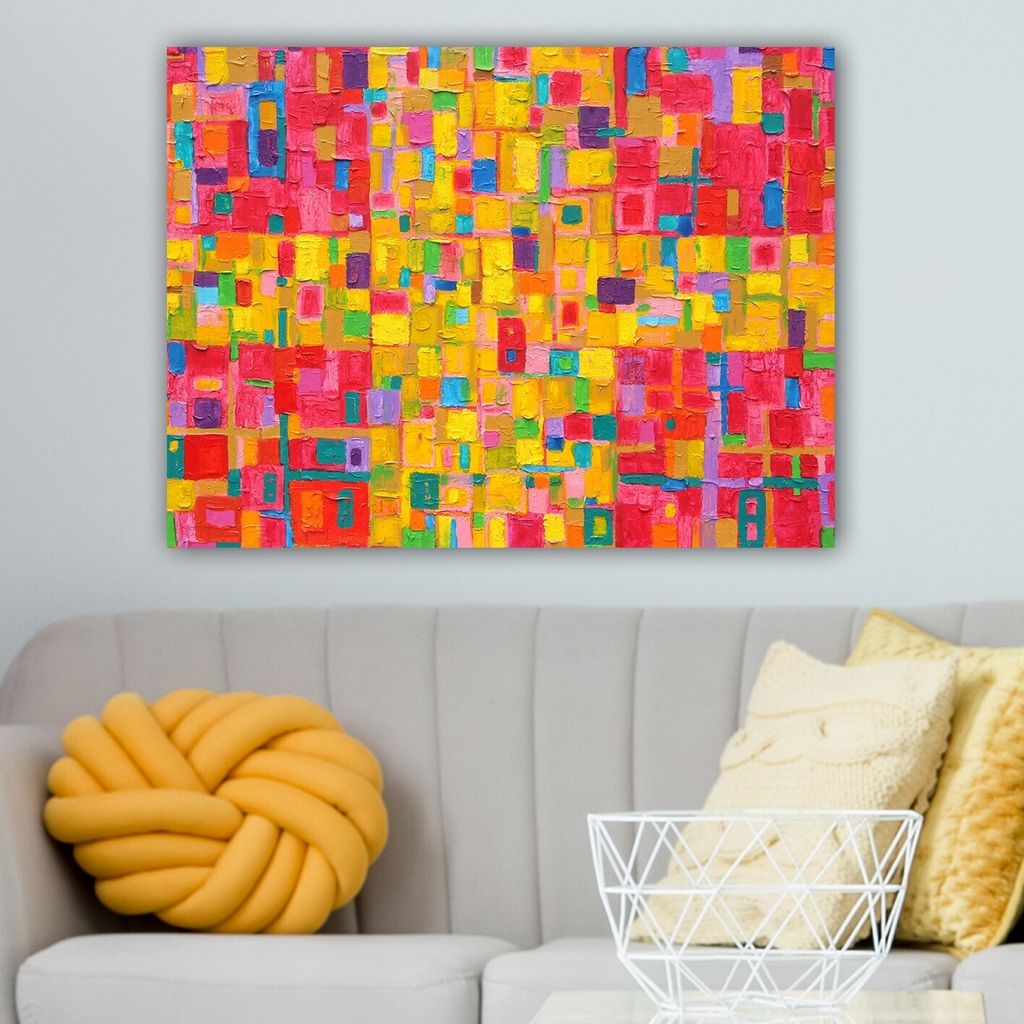 Wallity, 138411797_70100- HPE1860, Bunt, Leinwandbilder, 70 x 100 cm, 100% Leinwand