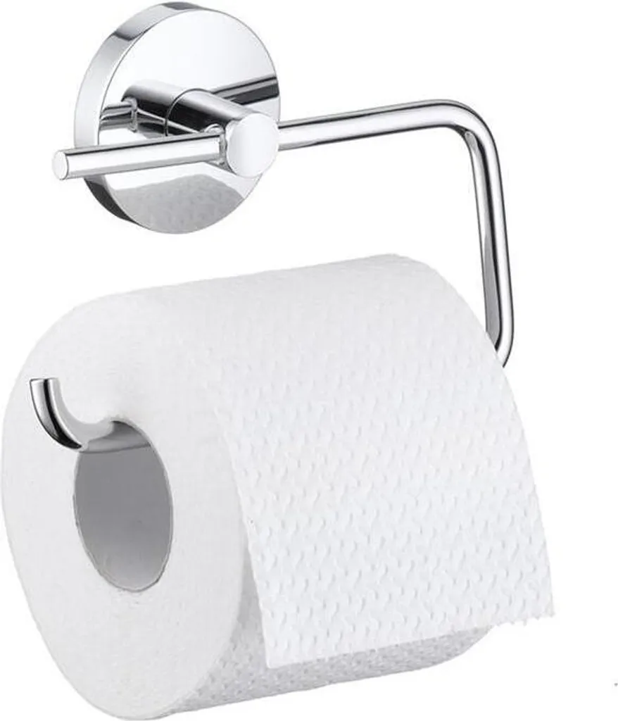 Support rouleau WC chromé Hansgrohe Logis 40526000 design minimaliste
