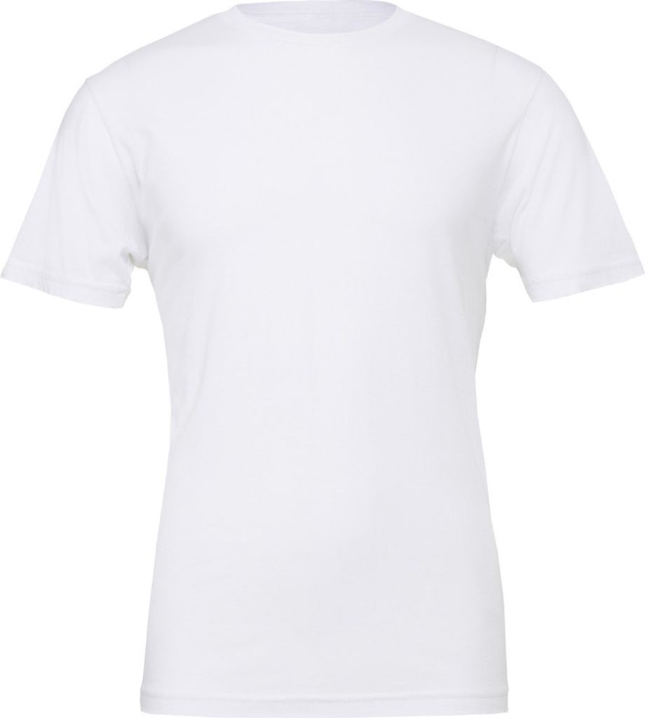Canvas Uni Jersey T-Shirt, Kurzarm BC163 (Medium) (Weiß)