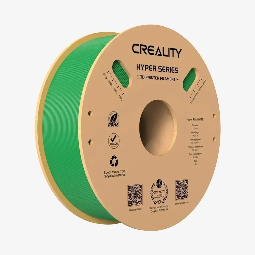 Filament 3D Vert Anti-Bouchage - Impression Précise et Rapide 1 kg