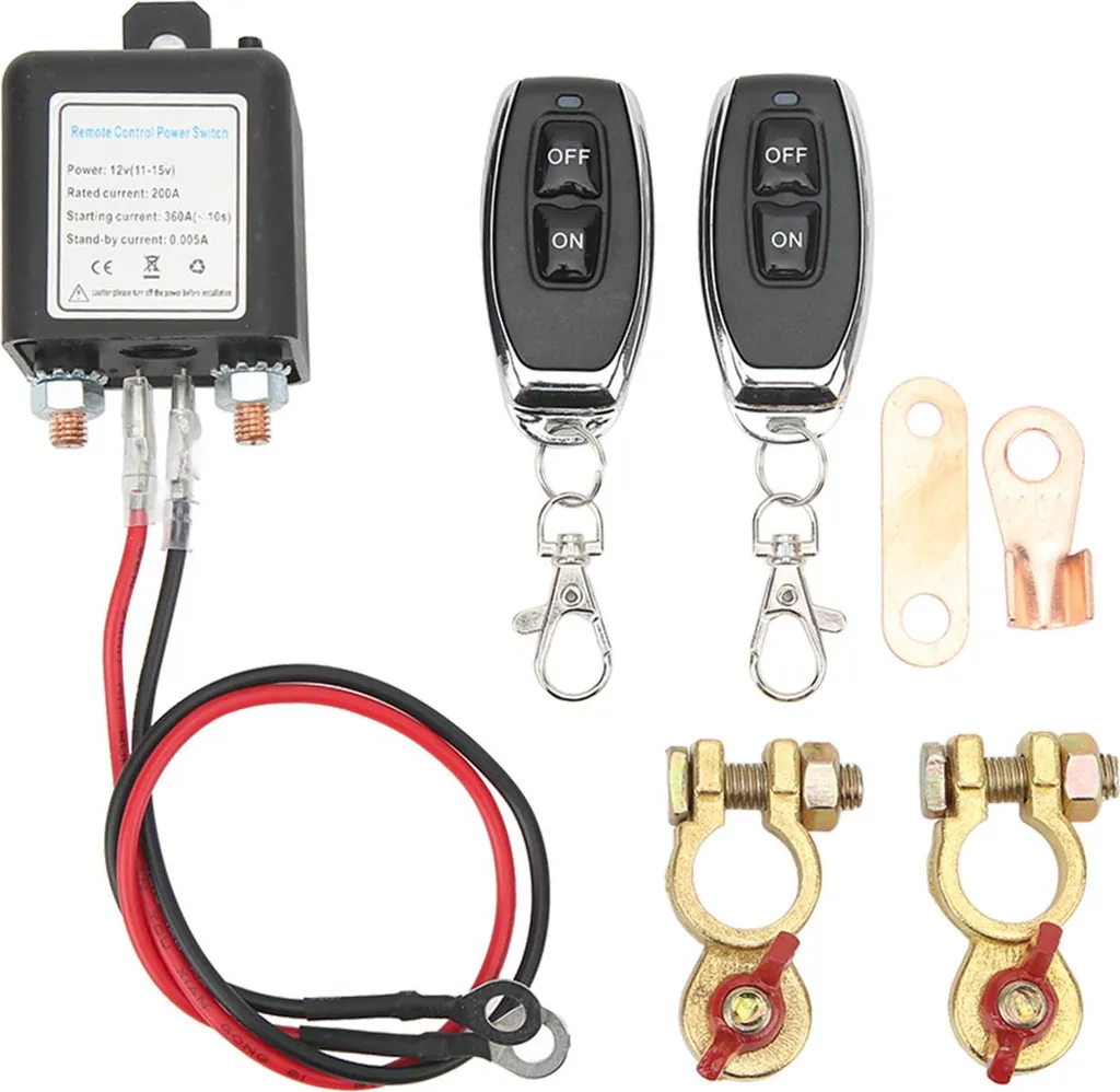 Staccabatteria 12V 200A Marino per Barche e Yacht con Telecomando