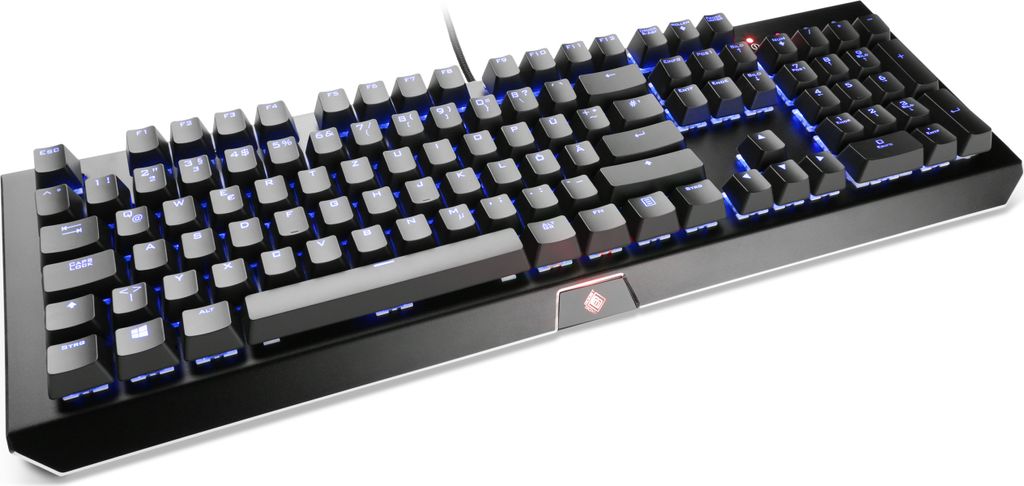 BoostBoxx LED Gaming-Tastatur, mechanisch, kabelgebunden, USB, QWERTZ, schwarz | BoostBoxx Belial