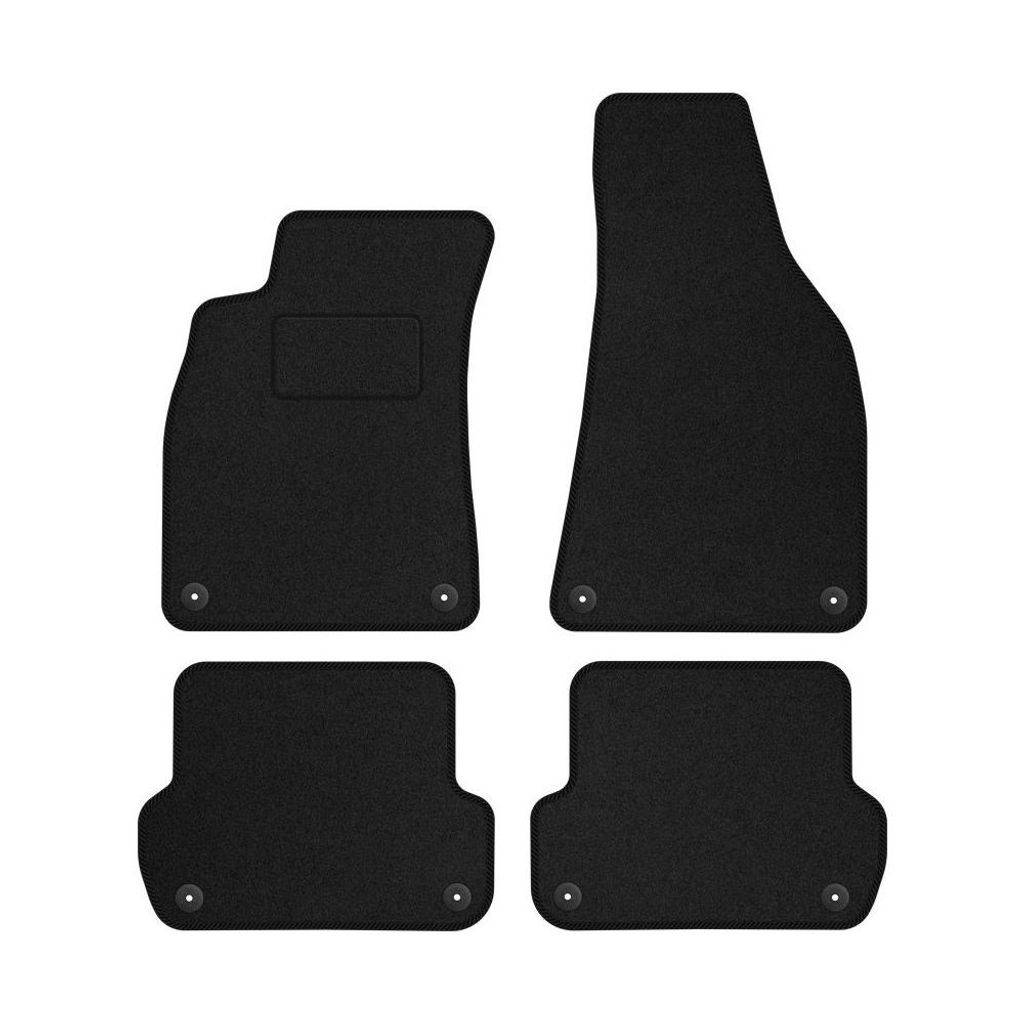 Coole Velours-Fußmatten Für Volvo XC60 I (2008-2017) - Perfekte Passform & Komfort In Rot