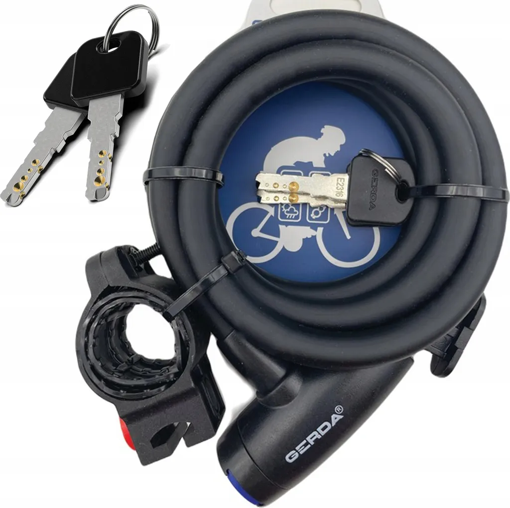 Antivol vélo long 150 cm pour éviter les rayures et sécuriser le cadre