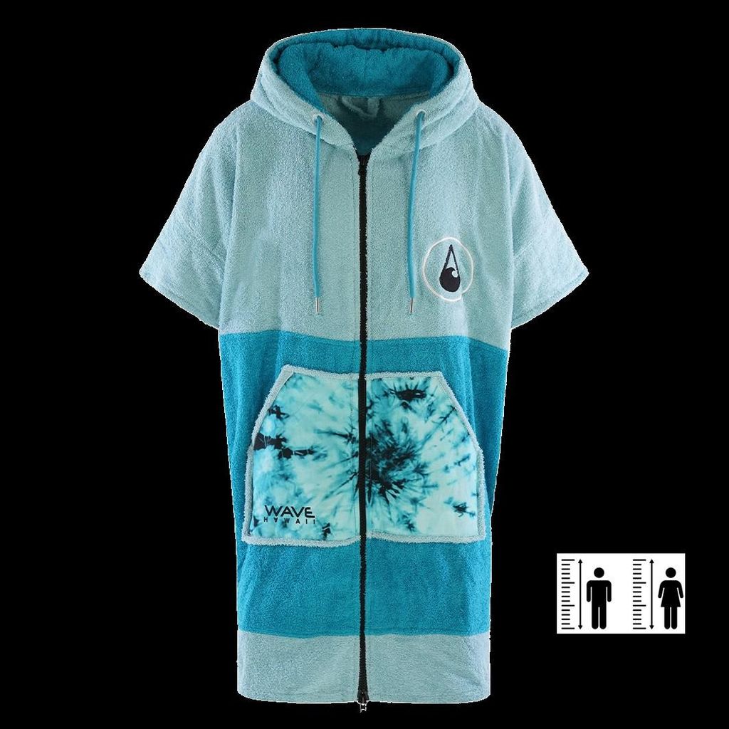 Wave Hawaii Zip Poncho Baumwolle Flyh, Size M WH4042 Produktbild 