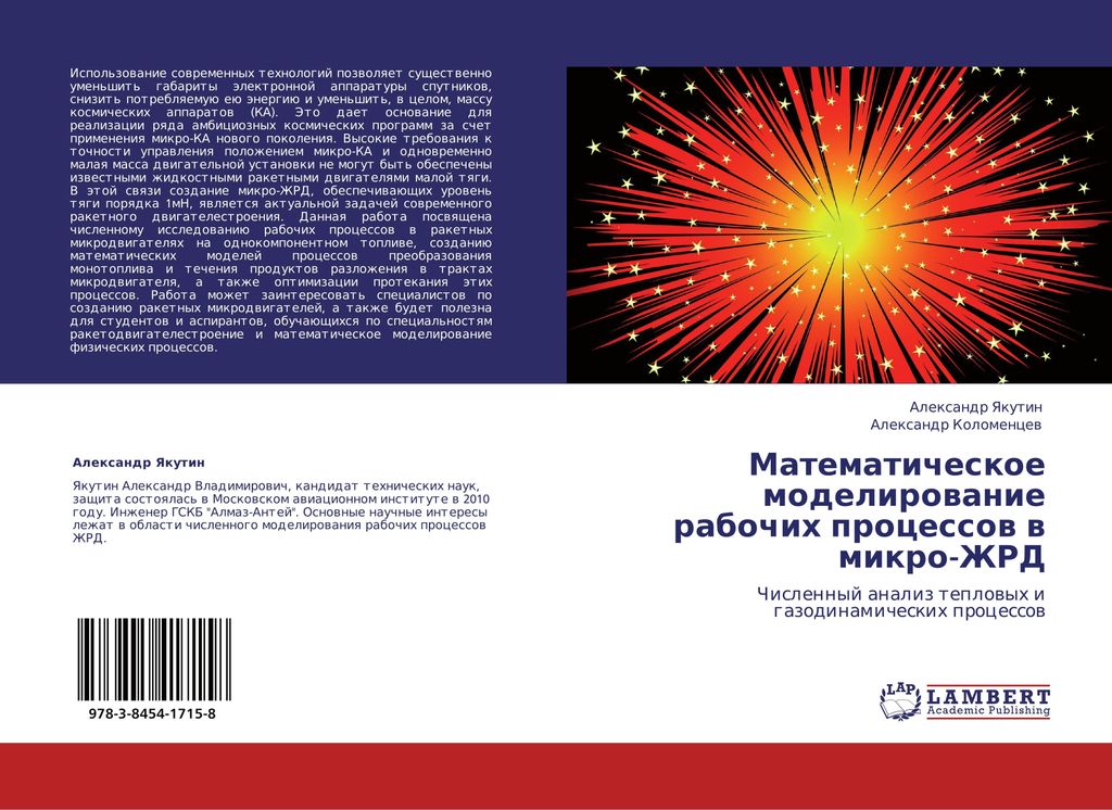 Matematicheskoe modelirowanie rabochih processow w mikro-ZhRD