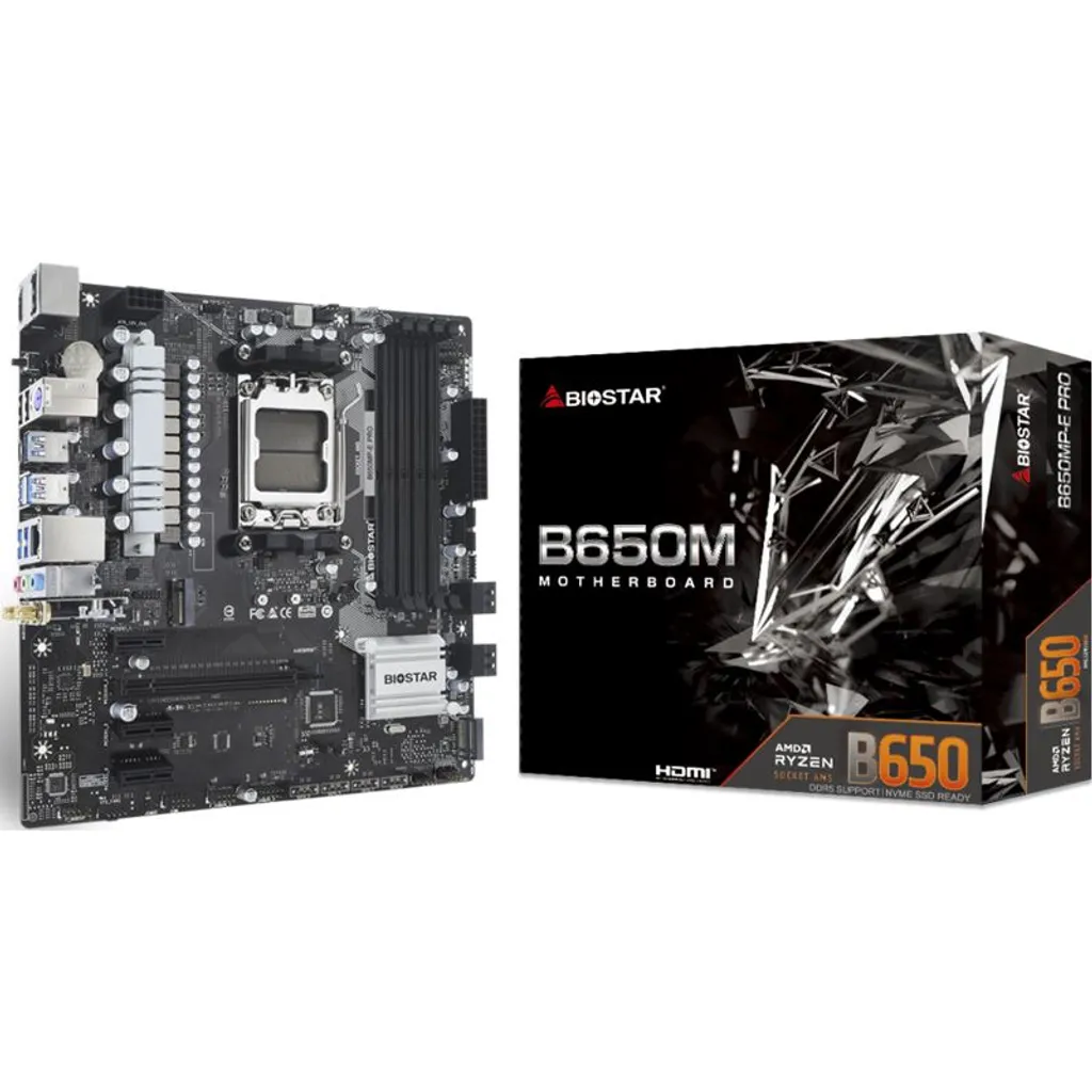 Biostar B650MP-E PRO : Solution AM5 Stable pour PC Sans Ralentissement