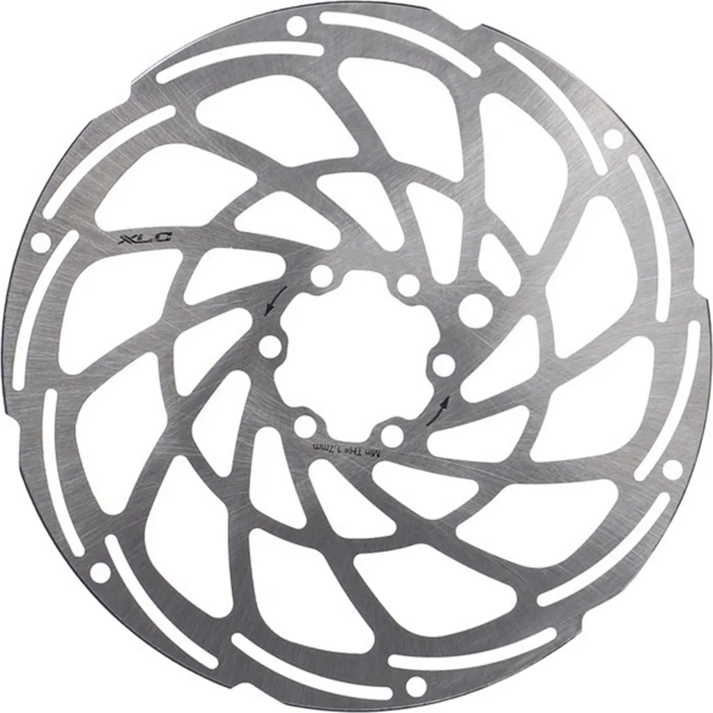 Disque de frein pour vélo électrique 180mm XLC BR-X135 robuste inox