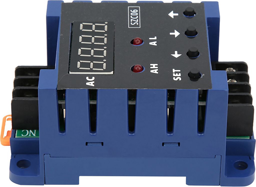SZC06 AC Digital Amperemeter 0.3?50A Messbereich Obere Untergrenze Alarmverzögerung Relais Detec AC110?220V