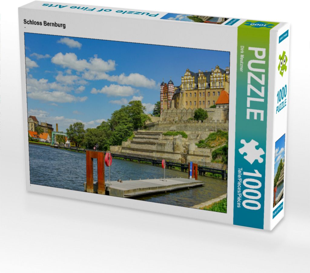CALVENDO Puzzle Schloss Bernburg | 1000 Teile Lege-Größe 64x48cm Foto-Puzzle für glückliche Stunden