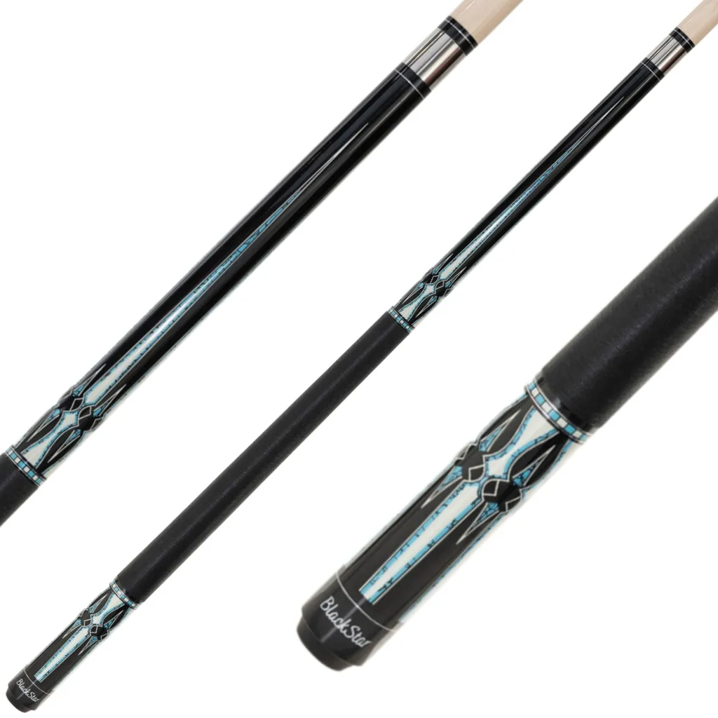 Canne de billard américaine BlackStar et sa protection de pas de vis