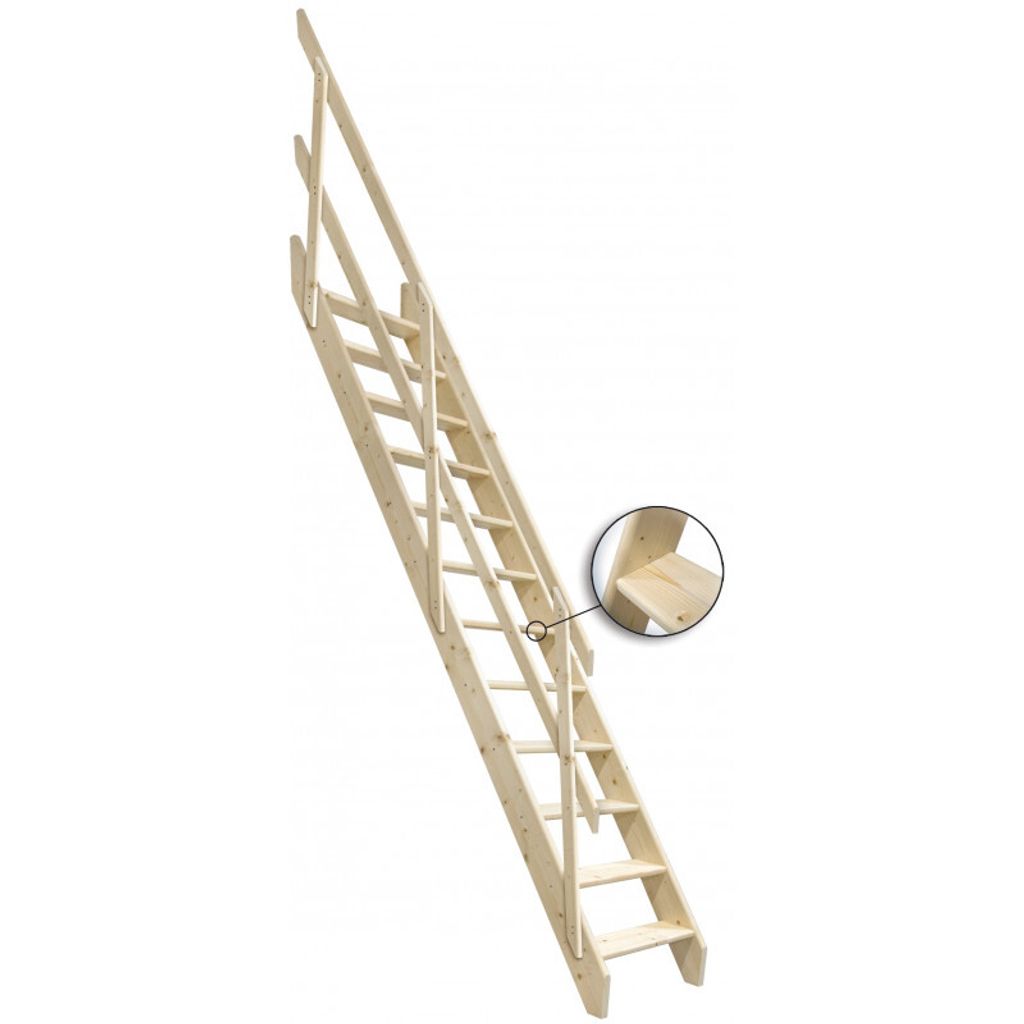 4iQ Wangentreppe "KOPENHAGA 645" Müllertreppe aus Produktbild 