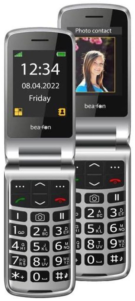 Beafon SL605, Klappgehäuse, Single SIM, 6,1 cm (2.4"), 1,3 Produktbild 