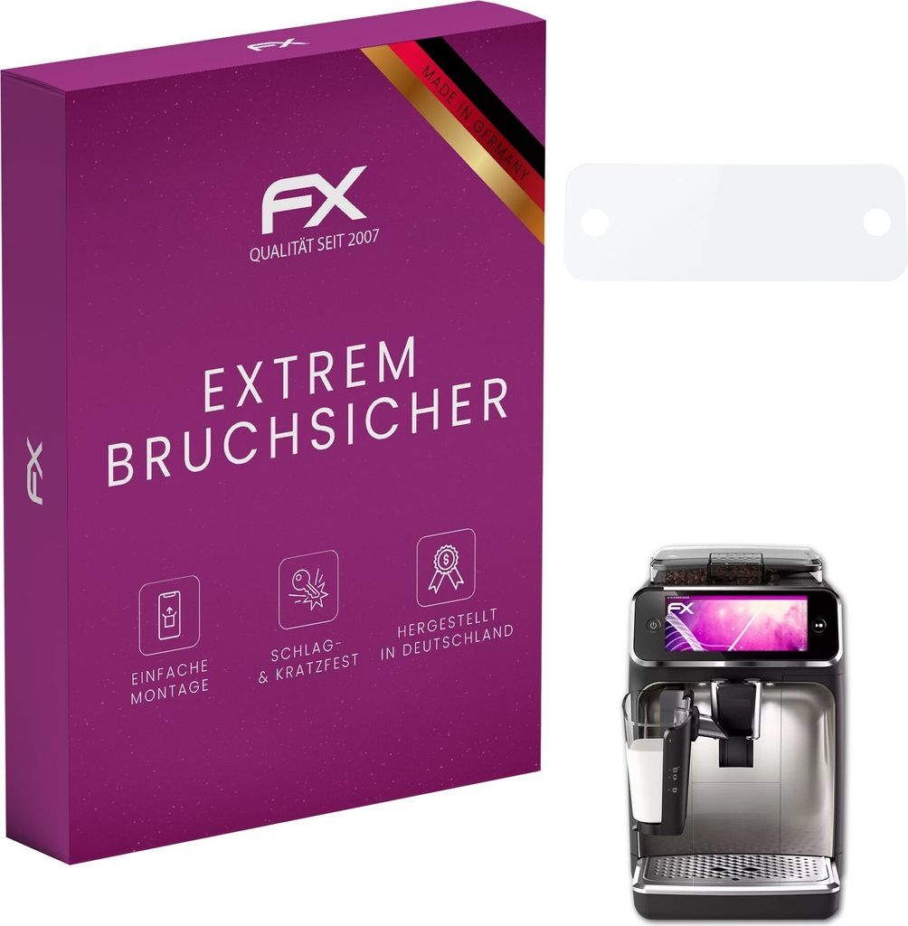 atFoliX FX-Hybrid-Glass Displayfolie kompatibel mit Philips 5400 Series (EP5447/90) Glasfolie