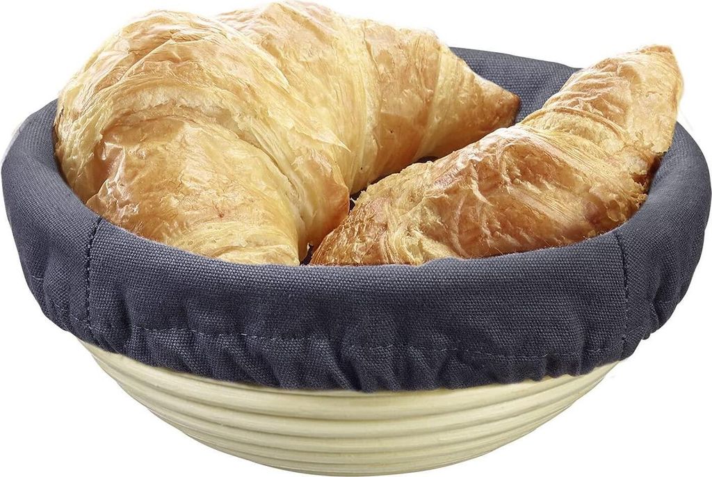 WESTMARK Bezug für Gärkörbchen rund klein anthrazit