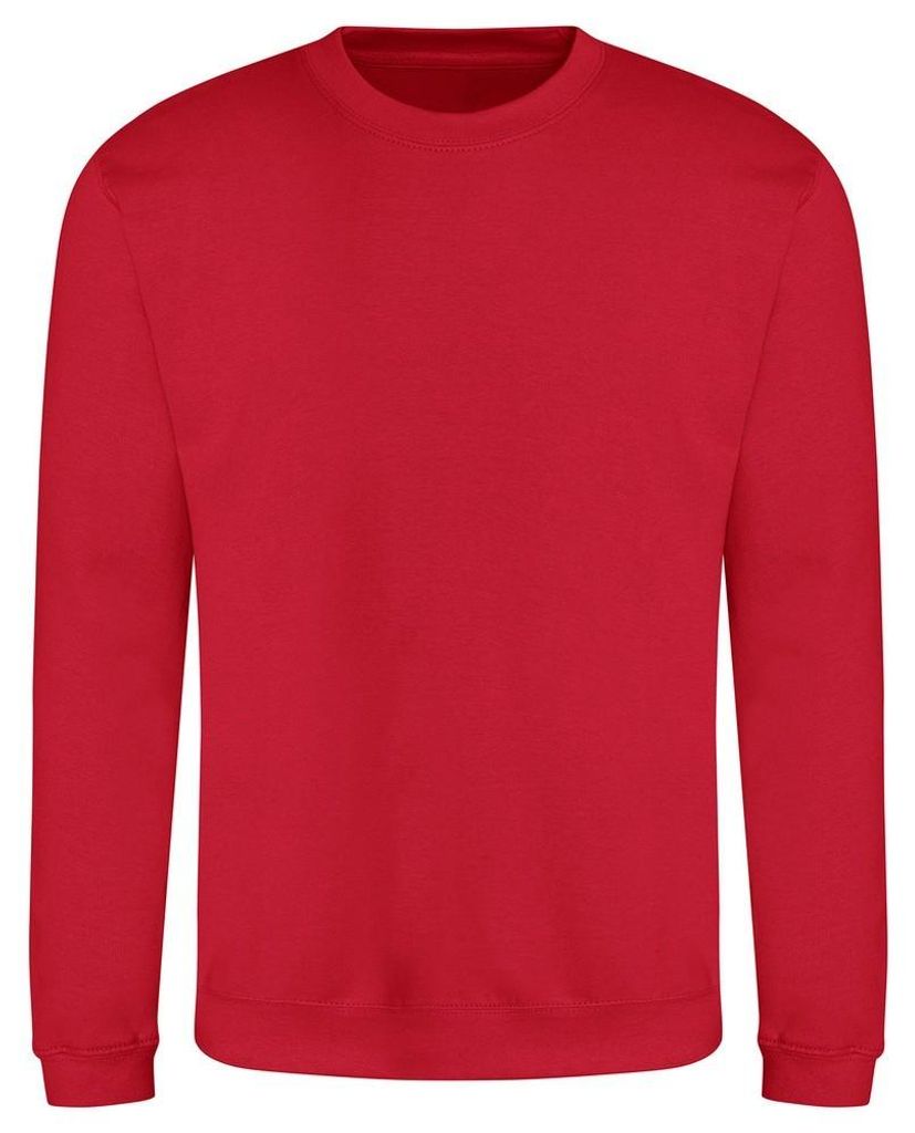 Awdis - Sweatshirt für Herren/Damen Uni LT3068 (3XL) (Feuerrot)