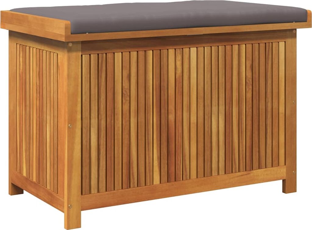 vidaXL Outdoor-Kissenbox 90x50x60,5 cm Massivholz Akazie