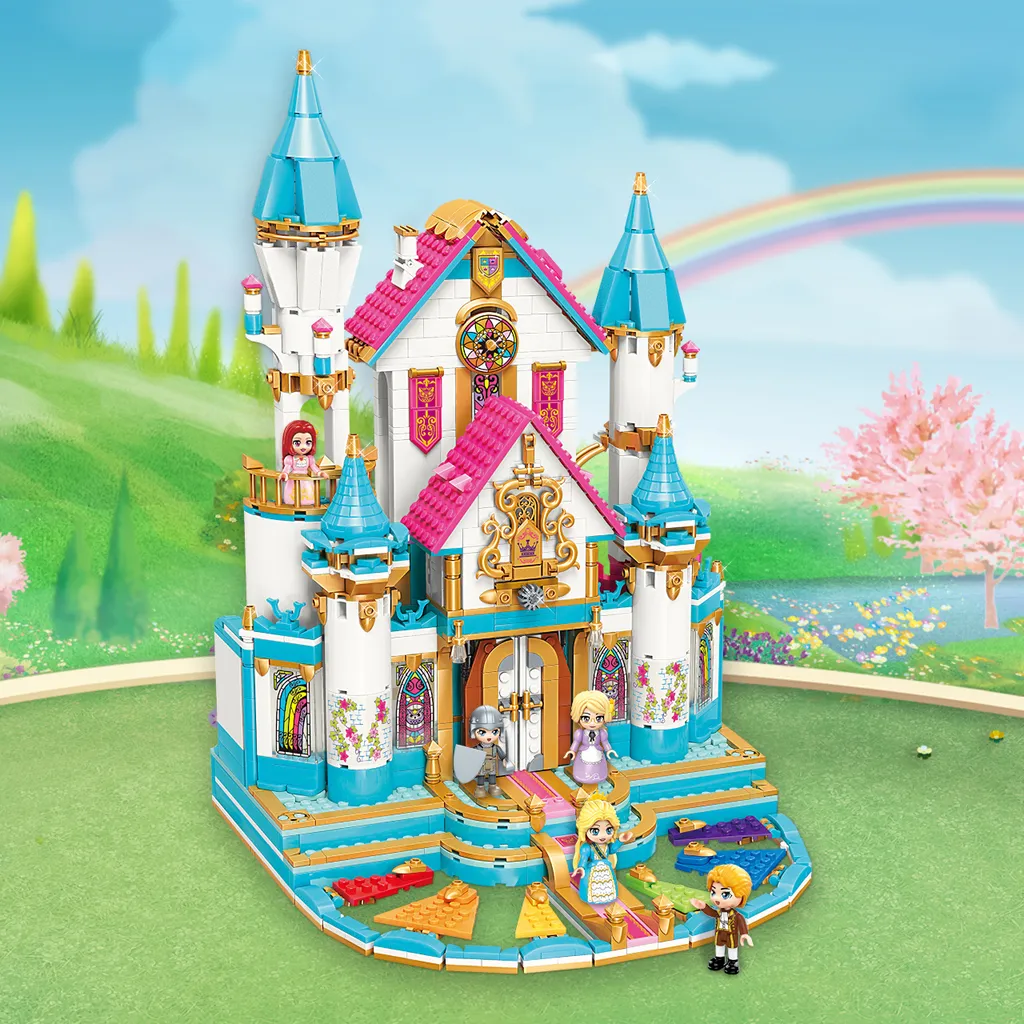 Jeu de Briques Solide Anti-Frustration Château Princess Leah Qman 32015 - 3