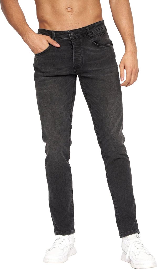 Crosshatch - "Malcolm" Jeans für Herren BG381 (36S) (Schwärze)