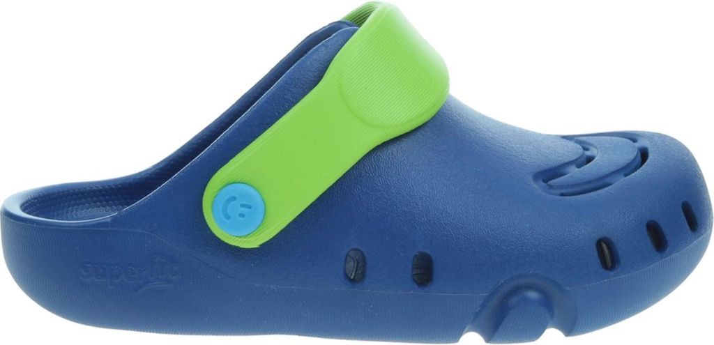 Superfit Clog im Crocs-Stil aus EVA-Schaum, leicht, blau, Größe 35