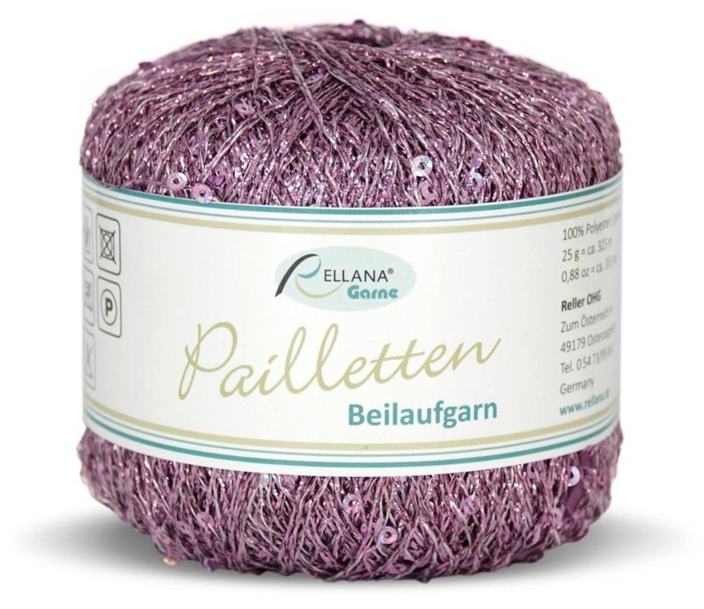 Rellana Pailletten Beilaufgarn, 25 g/325 m, 100% Polyester Produktbild 