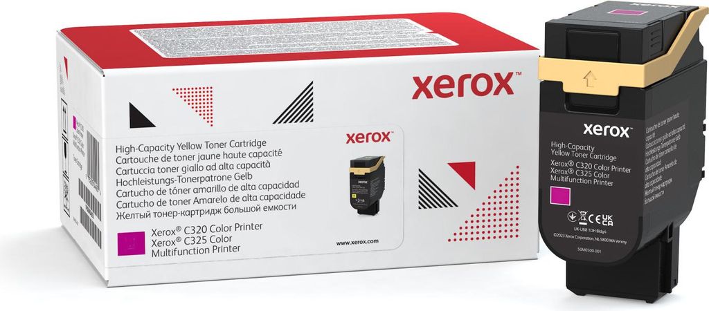 Xerox 006R04830 Tonerkartusche mit hoher Kapazität 5500 Seiten Gelb für C320 C325