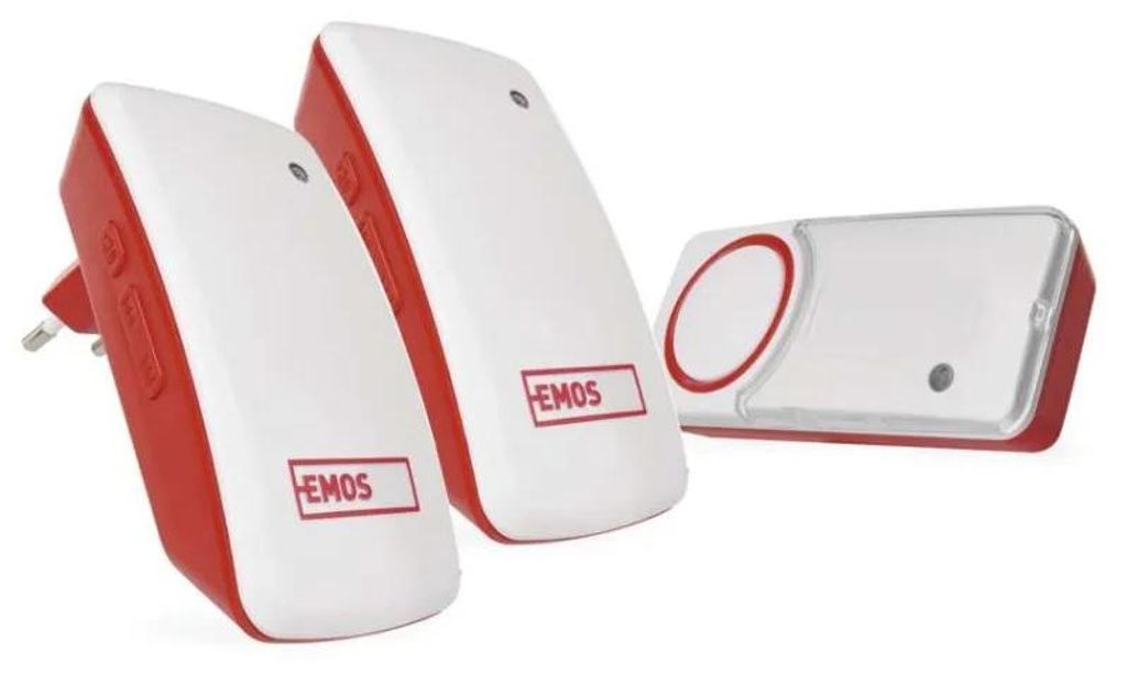 EMOS Domový bezdrôtový zvonček bez baterie P5750.2R do Obrázok produktu 