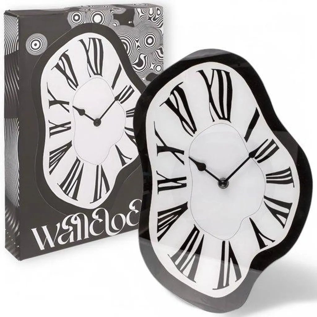 Horloge décorative pour bureau et salon en verre au design original 33cm