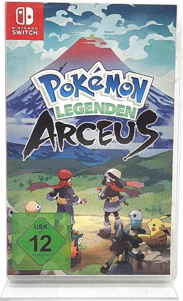 The image shows the front cover of the Nintendo Switch game 'Pokemon Legenden: Arceus'.