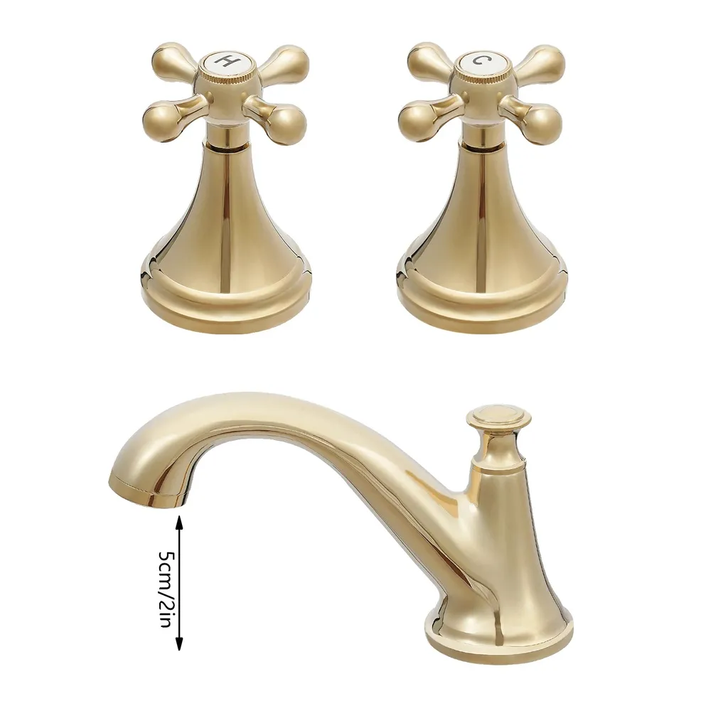 Robinet de lavabo anti-fuite cartouche céramique et double commande