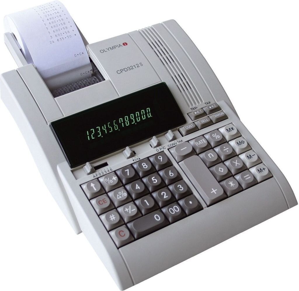 Olympia CPD 3212 S, Desktop, Kalkulator z funkcją druku, 12 Zdjęcie produktu 