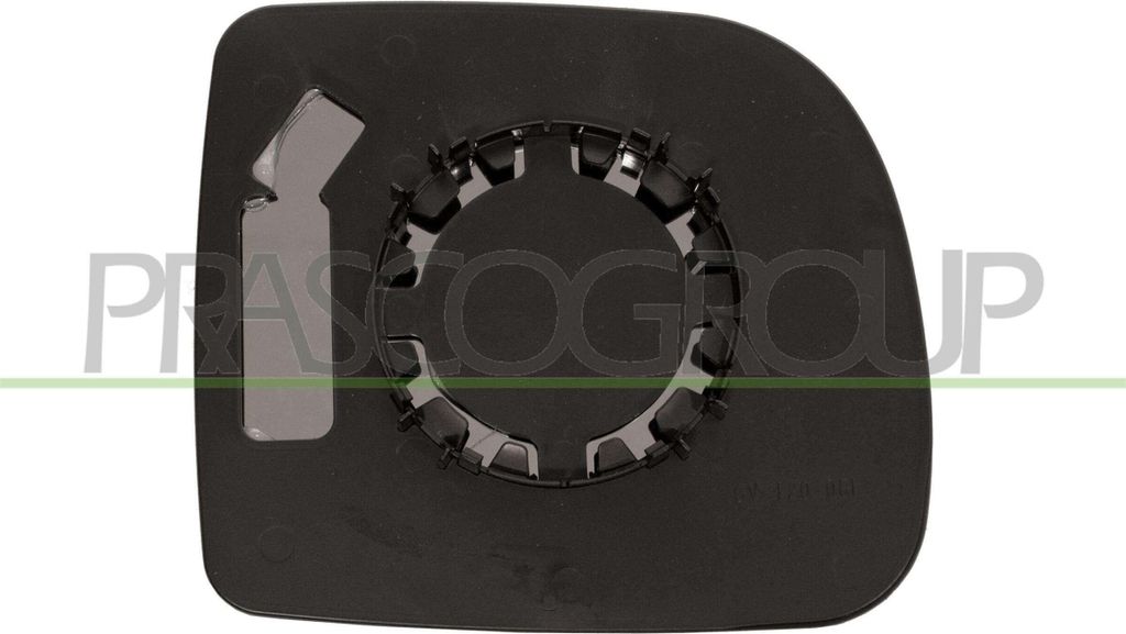 PRASCO Spiegelglas Außenspiegel Links für RENAULT KANGOO (KC0/1) Konvex RN9167504