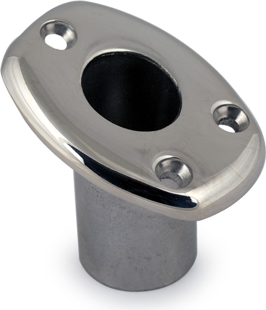 Flaggenstockhalter für Flaggenstöcke mit 20 mm, Flaggenstock Halter aus Edelstahl