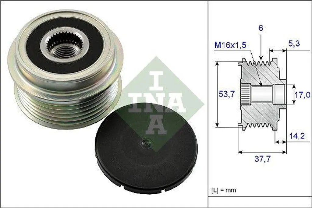 Poulie roue libre INA 535 0132 10 haute résistance pour Mazda Tribute