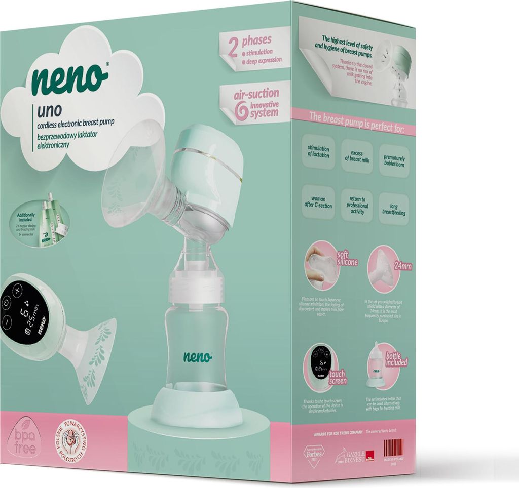 Neno UNO odsávačka mlieka 150 ml Elektronická Obrázok produktu 