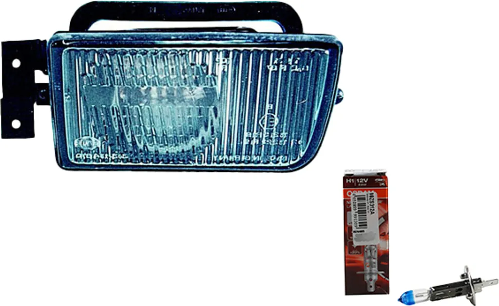 Optique anti-brouillard gauche avec ampoule H1 Osram pour BMW E34 8360941