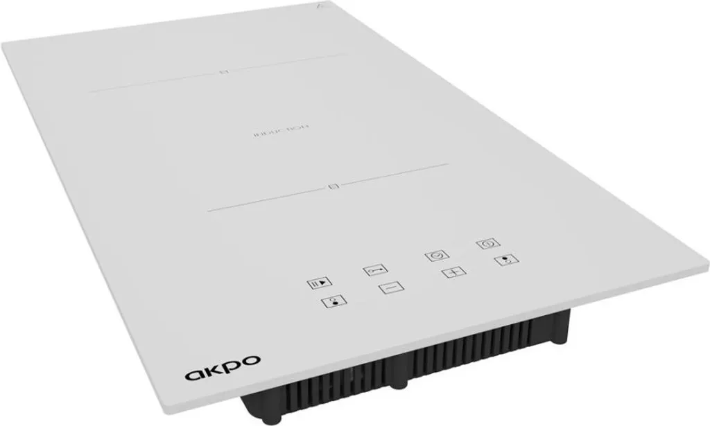 Table de cuisson induction 2 feux blanche AKPO PIA 6802 pour encastrer - 3