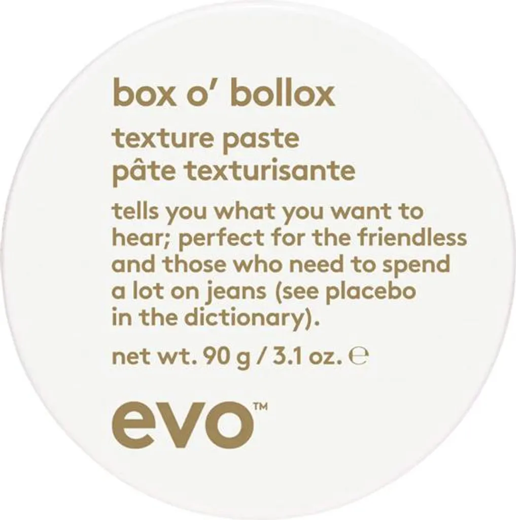 Evo Style Box o' Bollox 90g Pasta Modellante Opaca Tenuta Extra Forte