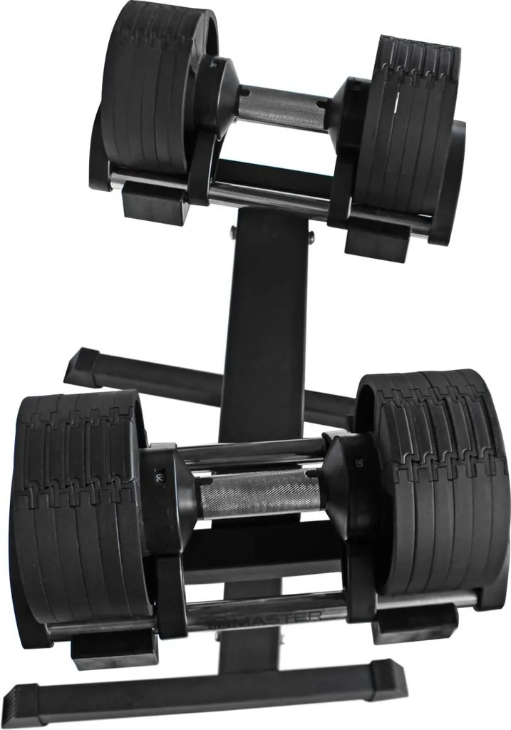 Rangement haltères MASTER Spin : Rack vertical stable en acier renforcé - 5