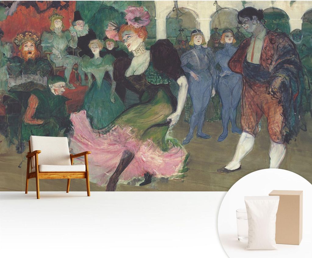 Fototapete - 416x254 cm - Tapete - Wandtapete - Wandbilder - Dekofolie - Tapete Folie - Wand - Dekoration - Wohnzimmer - Gesellschaftstanz