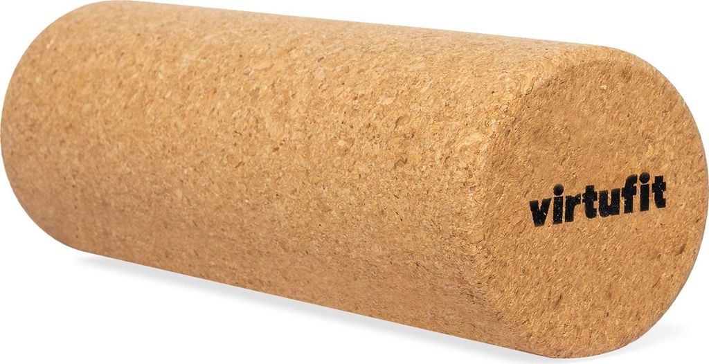 VirtuFit Premium Kork Massage-Roller 30 cm aus 100% natürlichem Kork