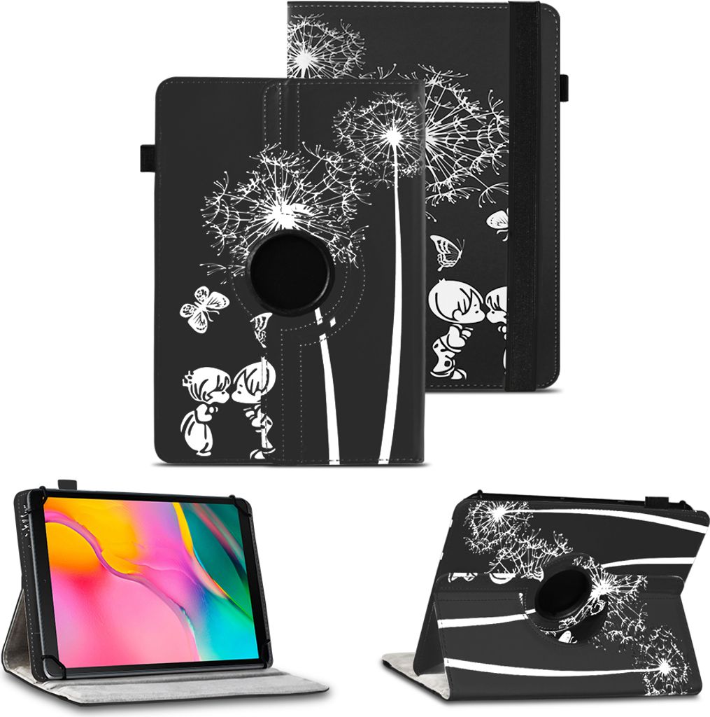 Tablet Tasche für Samsung Galaxy Tab A 10.1 2019 Hülle Schutzhülle 360° DrehbarFarben:Motiv 12